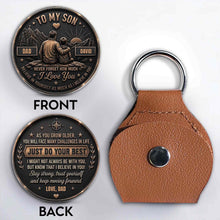 Load image into Gallery viewer, Personalized Pocket Hug Token for Son Custom Message Gift
