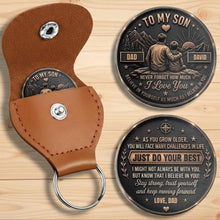 Load image into Gallery viewer, Personalized Pocket Hug Token for Son Custom Message Gift
