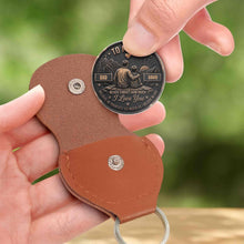 Load image into Gallery viewer, Personalized Pocket Hug Token for Son Custom Message Gift
