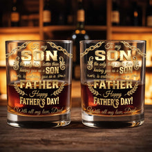 Load image into Gallery viewer, Personalized Custom Whiskey Glass Gift for Son | Dad &amp; Family

