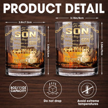 Load image into Gallery viewer, Personalized Custom Whiskey Glass Gift for Son | Dad &amp; Family
