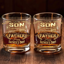 Load image into Gallery viewer, Personalized Custom Whiskey Glass Gift for Son | Dad &amp; Family
