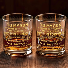 Load image into Gallery viewer, Personalized Whiskey Glass Custom Gift for Son Birthday Christmas
