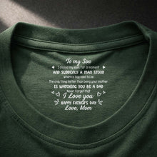 Load image into Gallery viewer, Personalized Cotton T-Shirt Custom Inside Neck Print for Son
