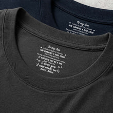 Load image into Gallery viewer, Personalized Cotton T-Shirt Custom Inside Neck Print for Son
