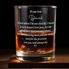 Load image into Gallery viewer, Personalized Custom Whiskey Glass for Son – Unique Gift Idea
