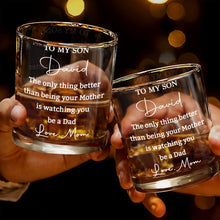 Load image into Gallery viewer, Personalized Custom Whiskey Glass Gift for Dad | Father's Day
