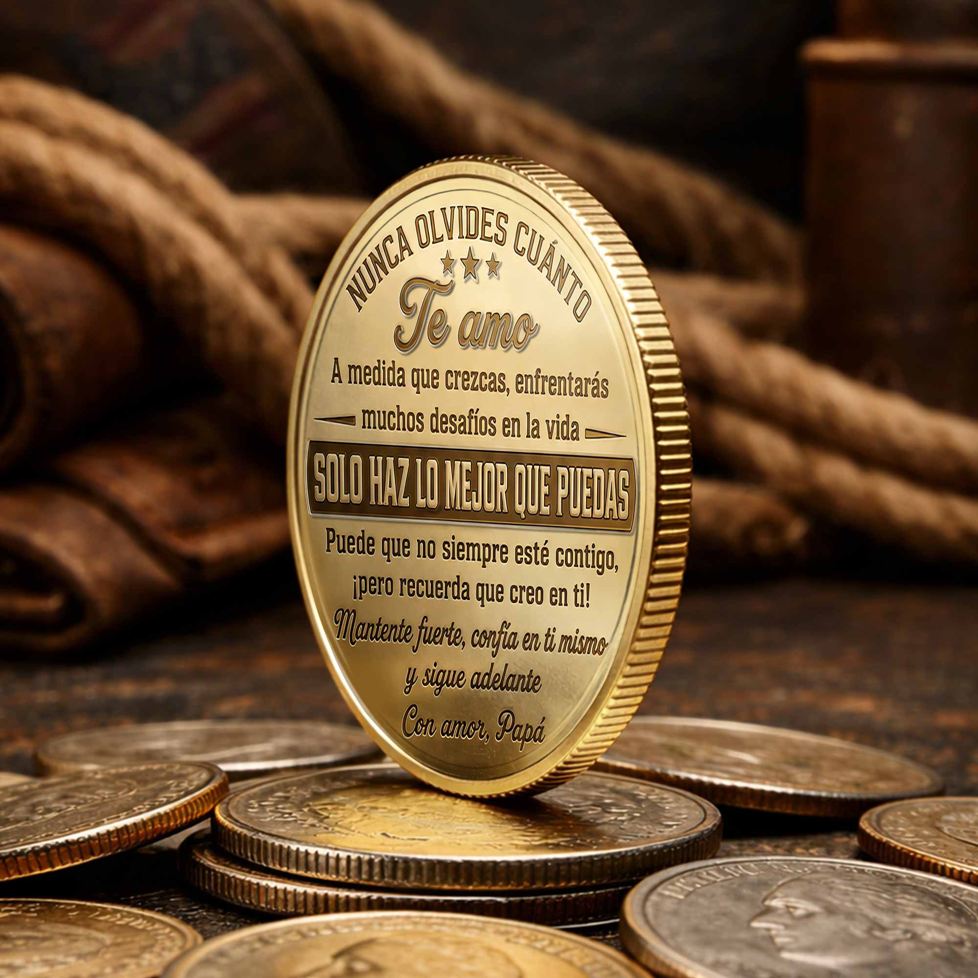 Custom Commemorative Coin for Son Fist Bump Gift Idea
