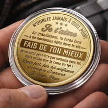 Load image into Gallery viewer, Custom 3D Gold Effect Commemorative Coin for Son Gift
