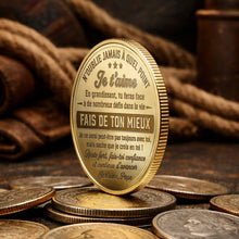 Load image into Gallery viewer, Custom 3D Gold Effect Commemorative Coin for Son Gift
