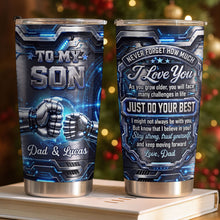 Load image into Gallery viewer, Personalized 20oz Stainless Steel Tumbler Custom Gift for Son
