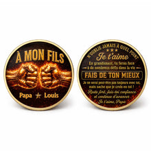 Load image into Gallery viewer, Personalized Commemorative Coin Custom Name Gift for Son
