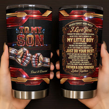 Load image into Gallery viewer, Personalized 20oz Stainless Steel Tumbler Gift for Son
