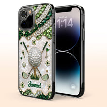 Load image into Gallery viewer, Personalized Clear Phone Case for Golf Lovers Custom Name Gift
