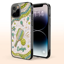 Load image into Gallery viewer, Personalized Clear Phone Case for Pickleball Lovers - Custom Name Gift
