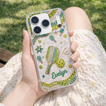 Load image into Gallery viewer, Personalized Clear Phone Case for Pickleball Lovers - Custom Name Gift
