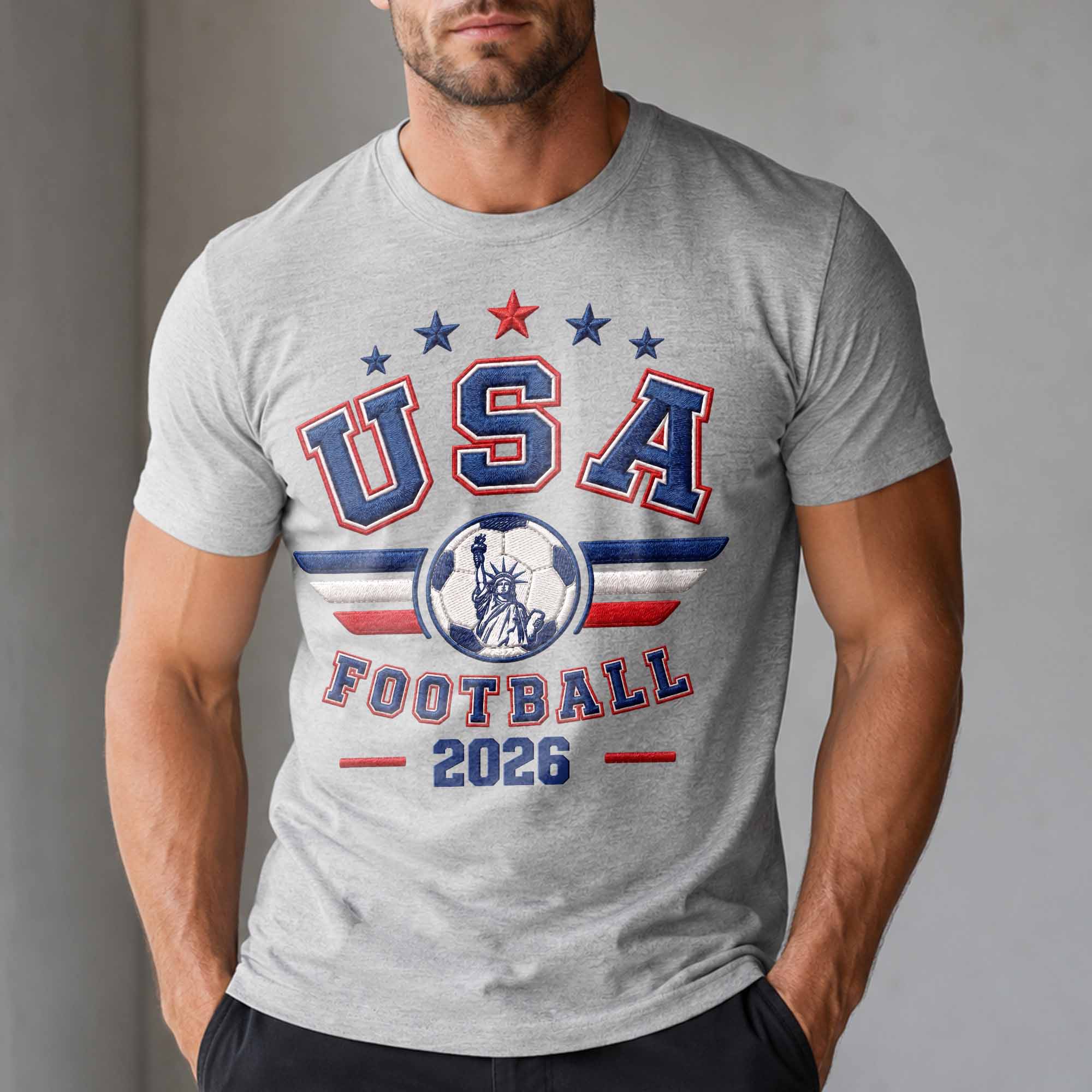 Personalized Soccer Ball Custom Jersey T-Shirt Gift for Him