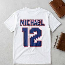 Load image into Gallery viewer, Personalized Soccer Ball Custom Jersey T-Shirt Gift for Him
