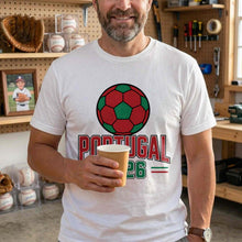 Load image into Gallery viewer, Personalized Portugal Football T-Shirt Custom Name &amp; Number Gift
