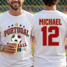Load image into Gallery viewer, Personalized Portugal Football Custom Name Soccer Ball Gift
