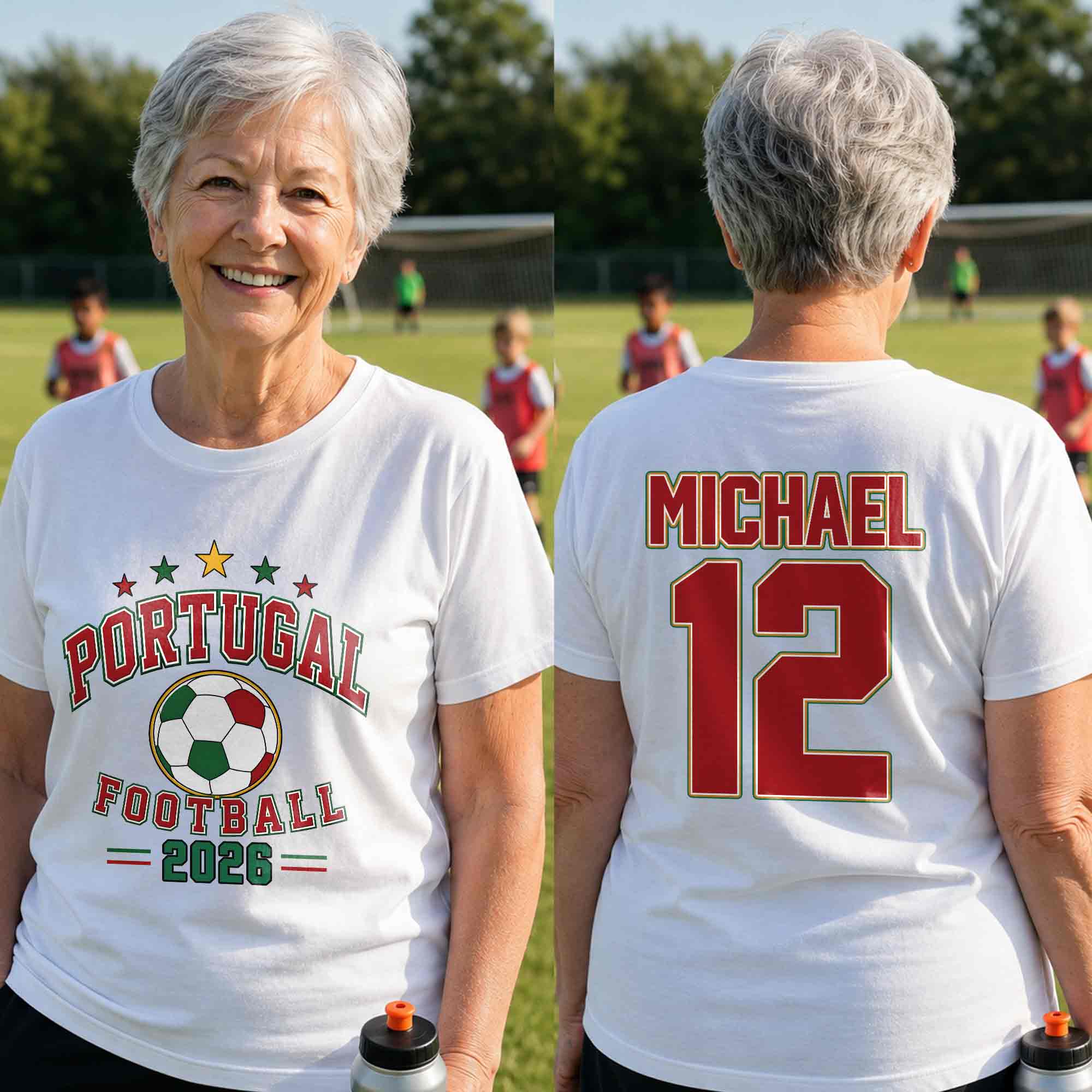 Personalized Portugal Football Custom Name Soccer Ball Gift