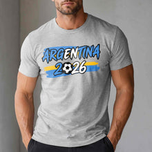 Load image into Gallery viewer, Personalized Argentina Soccer T-Shirt Custom Name Gift for Fans
