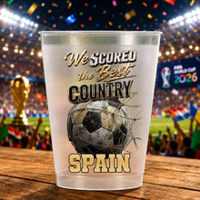Load image into Gallery viewer, Personalized Frosted Cups Custom Name Gift for Soccer Lovers
