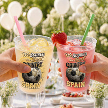 Load image into Gallery viewer, Personalized Frosted Cups Custom Name Gift for Soccer Lovers
