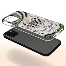 Load image into Gallery viewer, Personalized Clear Phone Case with Soccer Mom Design Gift for Her

