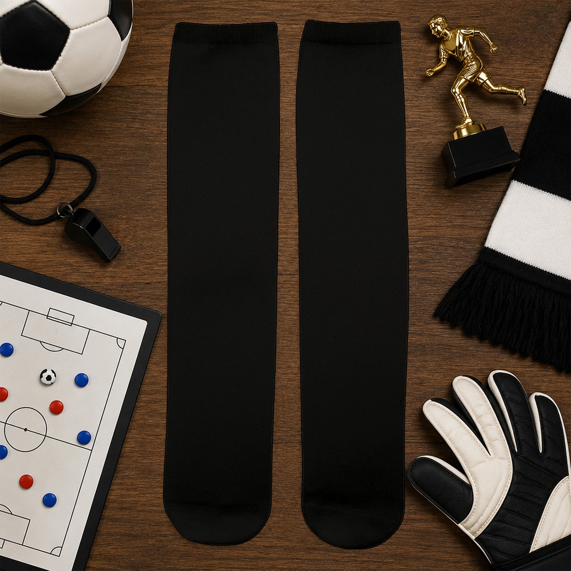 Personalized Do Not Disturb Soccer Ball Graphic Crew Socks Gift