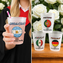 Load image into Gallery viewer, Personalized Frosted Soccer Cups Custom Name Gift for Family
