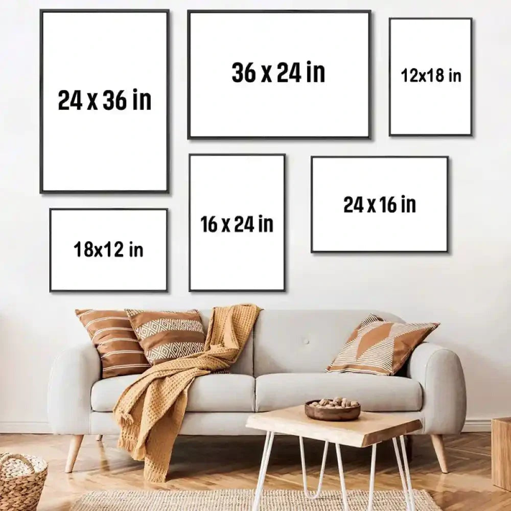 Personalized Super Hero Family Canvas Poster Gift for Dad