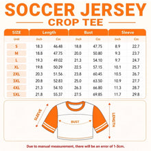 Load image into Gallery viewer, Personalized Mexico Soccer Jersey Crop Tee for Fans | Custom Gift
