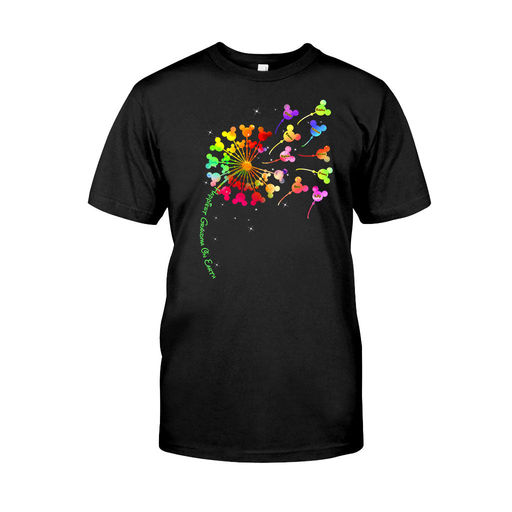 Personalized Happiest Grandma T-Shirt and Hoodie Gift