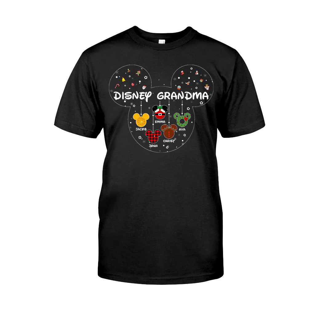 Personalized Christmas T-shirt and Hoodie for Grandma