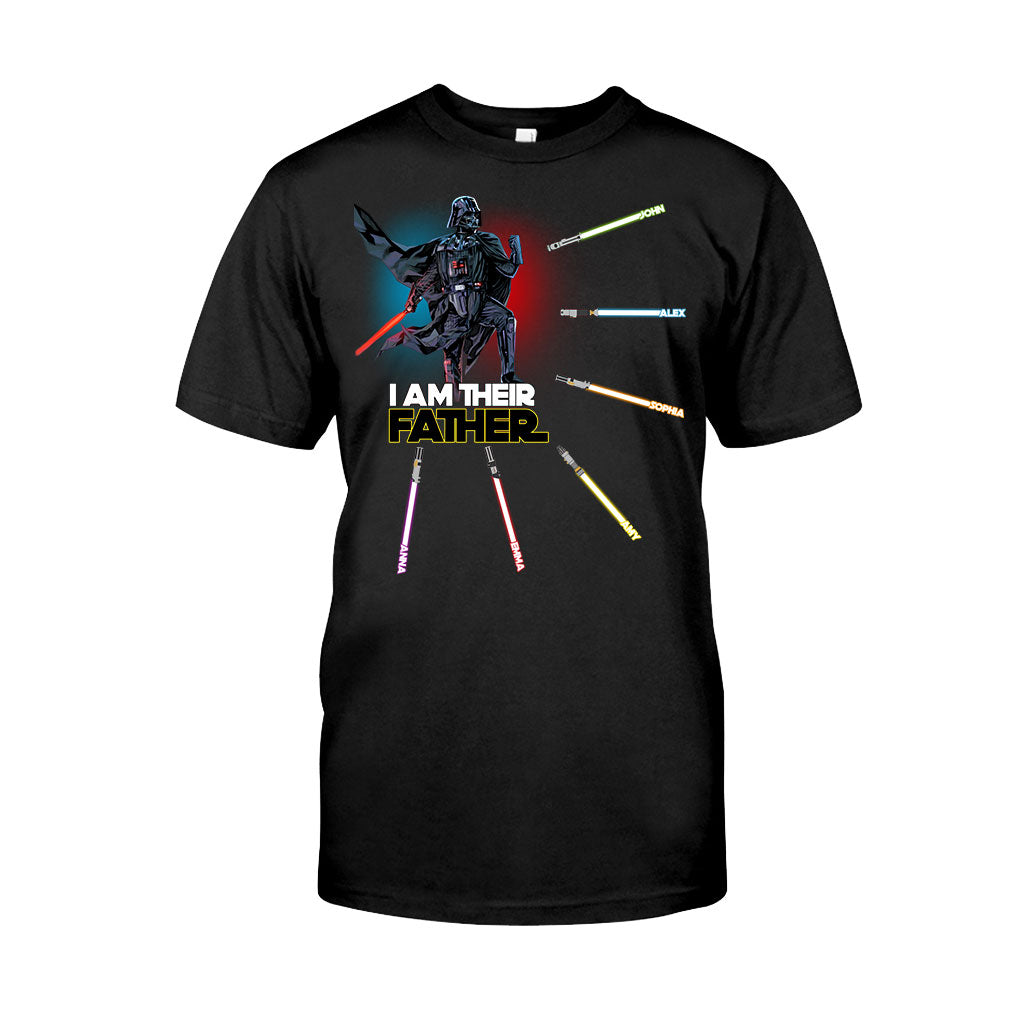 Personalized I Am Their Father T-shirt & Hoodie Custom Names Gift for Dad