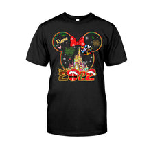 Load image into Gallery viewer, Personalized Christmas Mouse T-shirt &amp; Hoodie for Kids - Custom Name Gift
