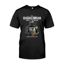 Load image into Gallery viewer, Personalized Dadalorian This Is The Way T-shirt &amp; Hoodie Gift for Dad
