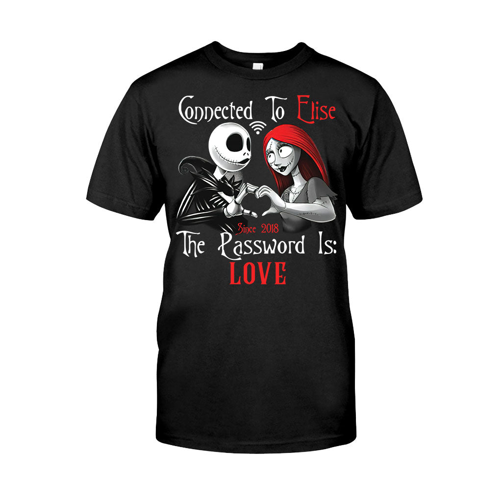 Personalized Couple T-Shirt & Hoodie with Custom Name Gift