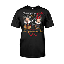 Load image into Gallery viewer, Personalized Couple T-shirt and Hoodie with Custom Names &amp; Year
