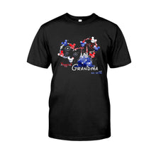 Load image into Gallery viewer, Personalized Happiest Grandma Independence Day T-shirt &amp; Hoodie Gift
