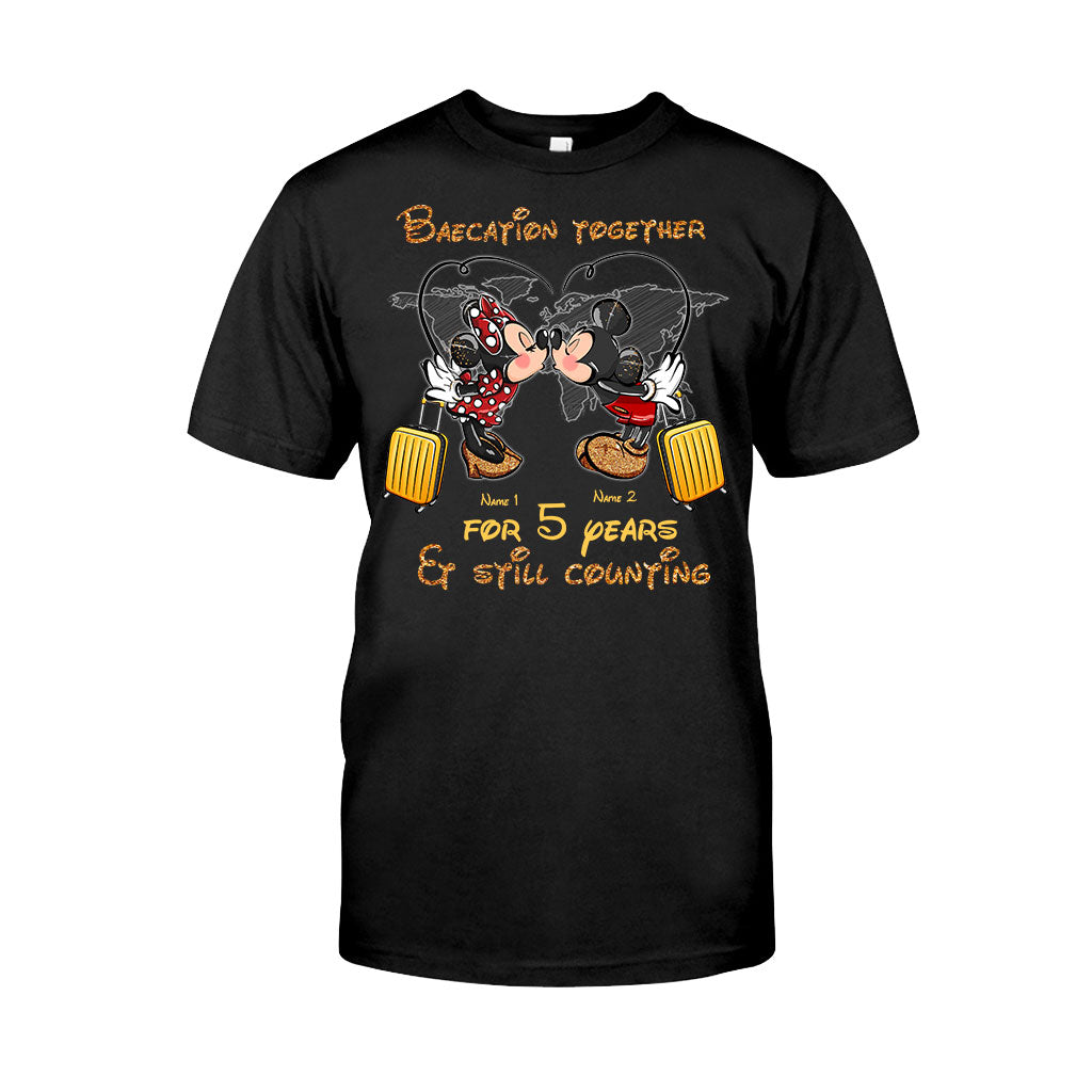 Personalized Couple Travel T-shirt & Hoodie Custom Name Gift