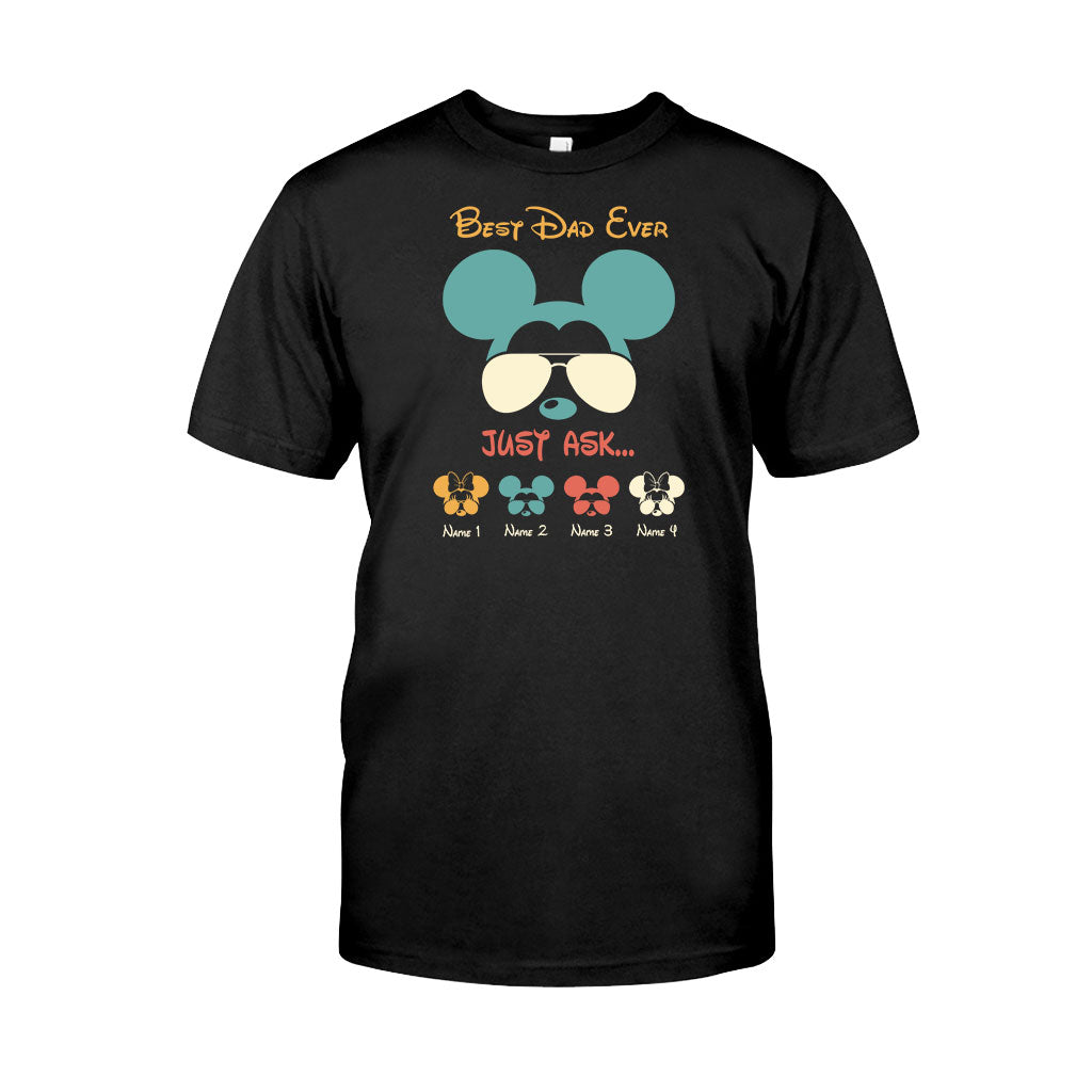 Personalized Father's Day Mouse T-Shirt & Hoodie Gift for Dad