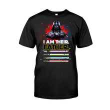 Load image into Gallery viewer, Personalized Star Wars Father T-shirt and Hoodie Gift
