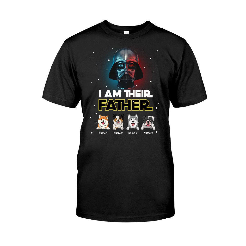 Personalized Dog Dad T-Shirt and Hoodie - I Am Their Father Gift