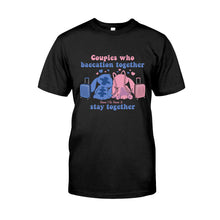 Load image into Gallery viewer, Personalized Baecation Couple T-Shirt and Hoodie Custom Names Gift

