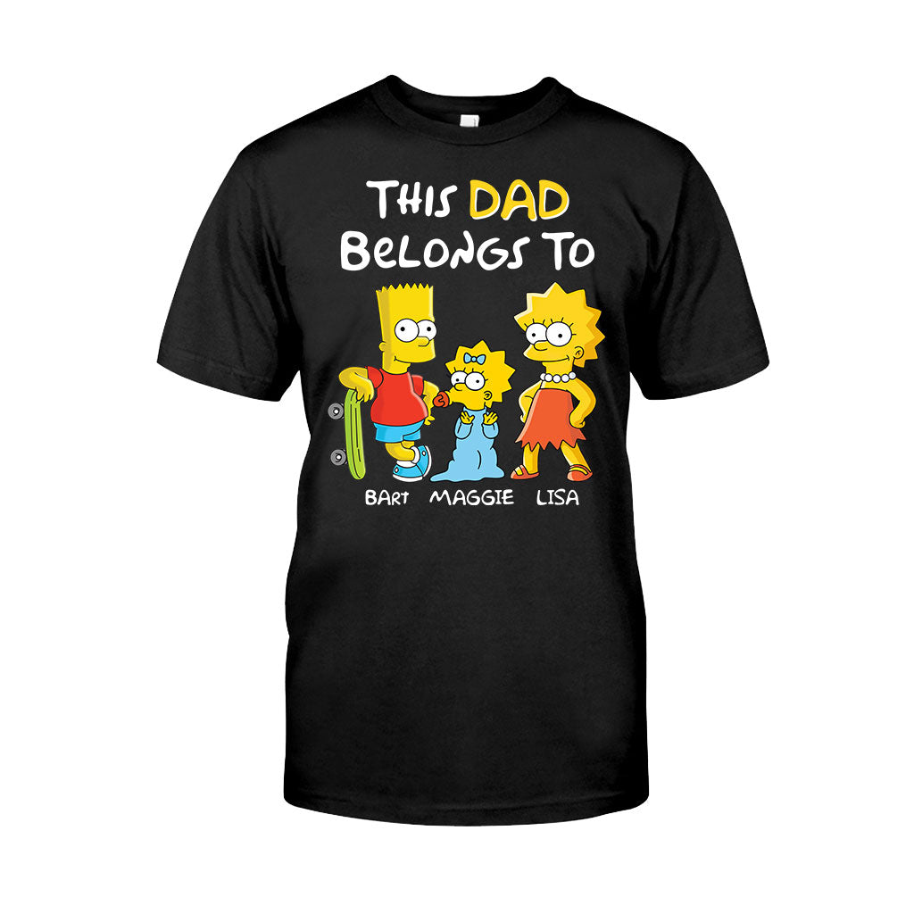 Personalized Dad T-shirt Hoodie Custom Family Gift