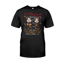 Load image into Gallery viewer, Personalized Couple T-shirt and Hoodie with Names for Anniversary Gift
