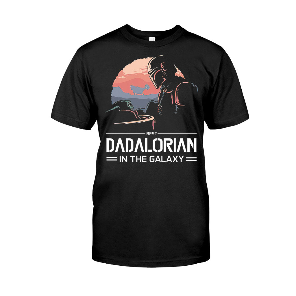 Personalized Best Dad In The Galaxy T-shirt & Hoodie Gift