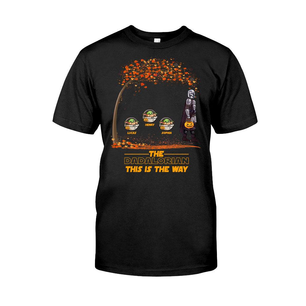 Personalized Halloween T-shirt & Hoodie The DADALORIAN Gift for Kids
